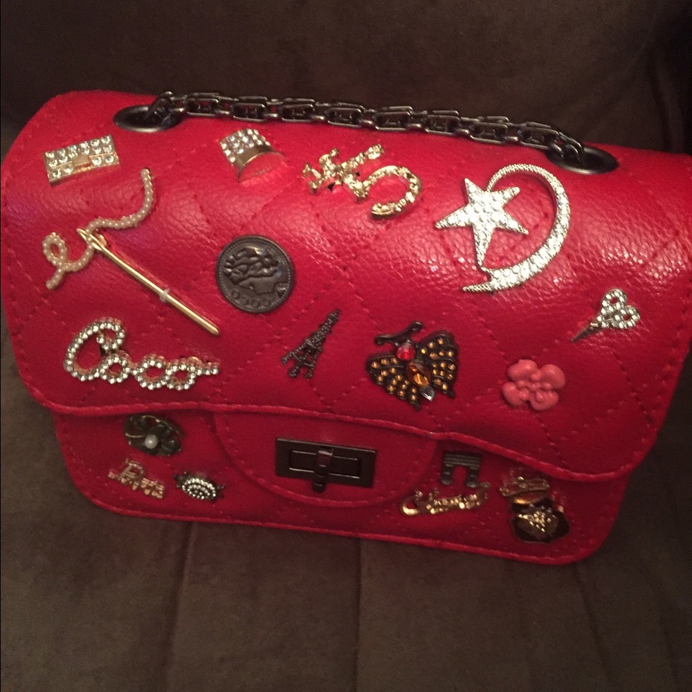 COPY - Red clutch /crossbody bag